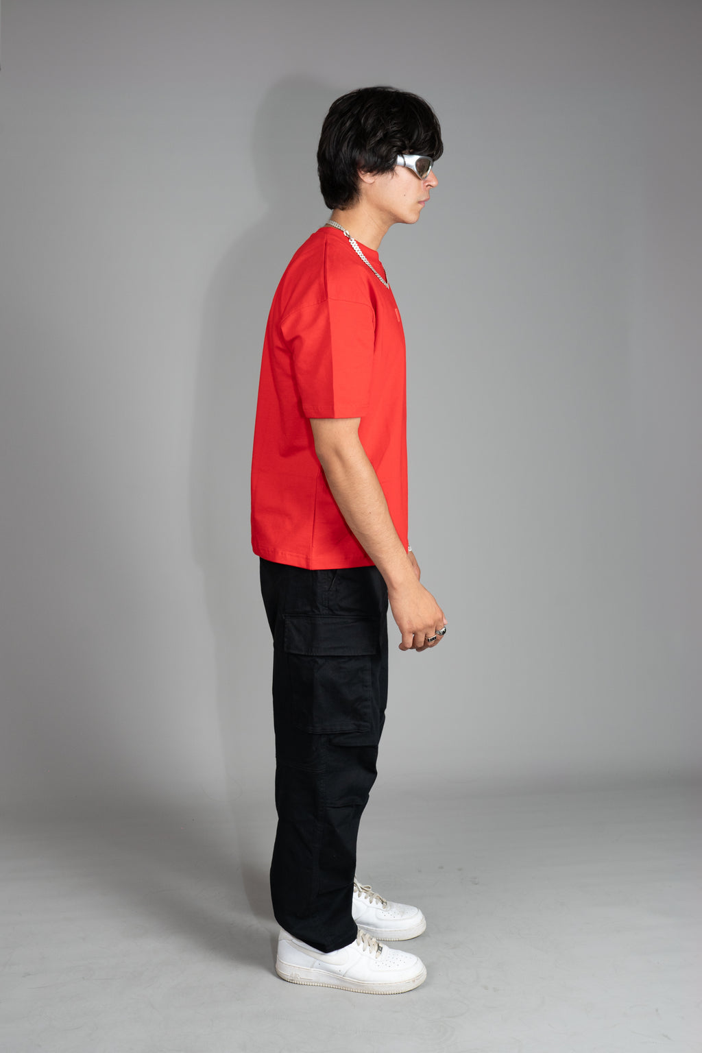 ASAMI Signature Red Oversized T-Shirt