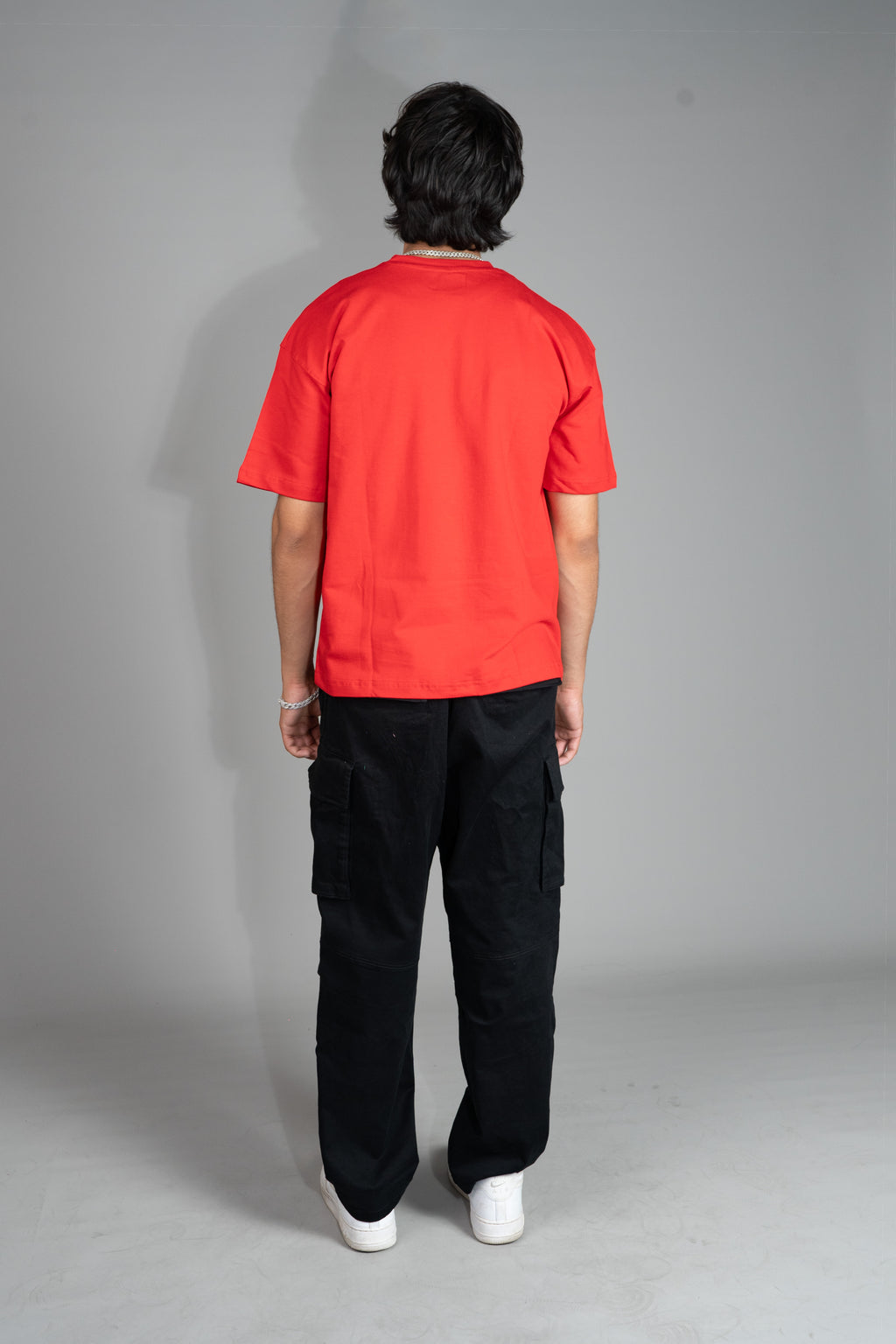 ASAMI Signature Red Oversized T-Shirt