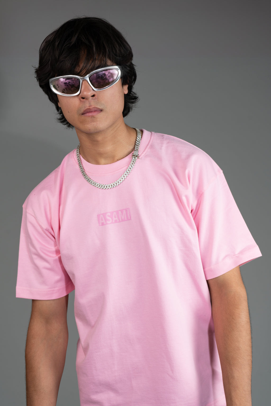 ASAMI Blush Pink Oversized T-Shirt