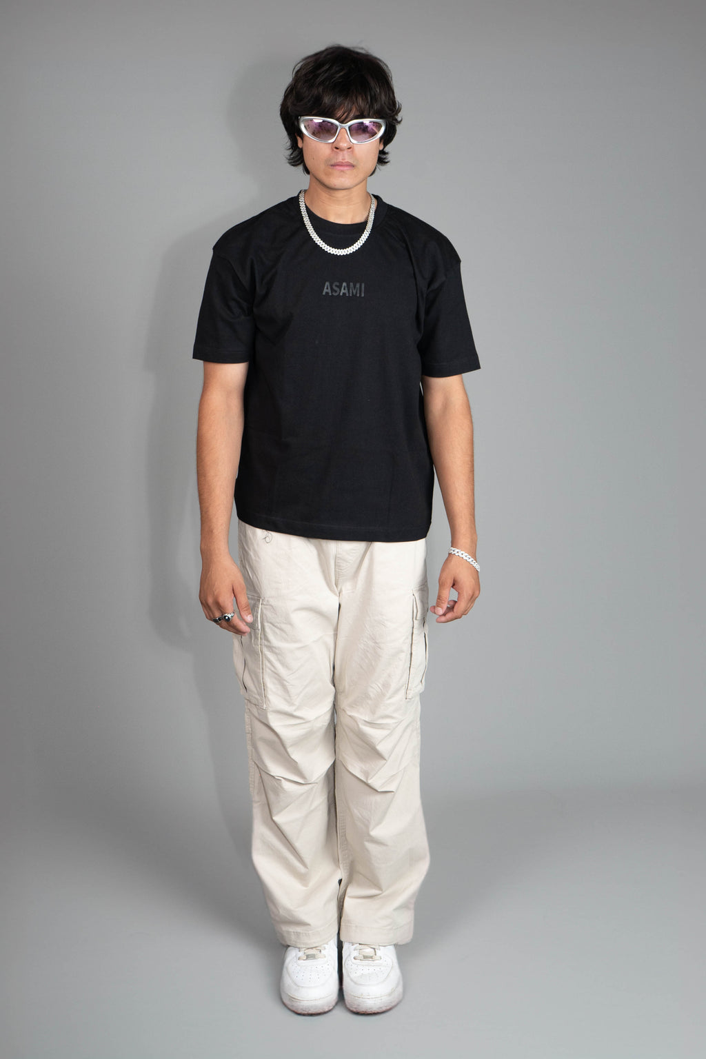 ASAMI Core Black Oversized T-Shirt